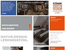 Tablet Screenshot of kitzmann-homecompany.de